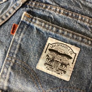 Mom Jean cut off high rise shorts!